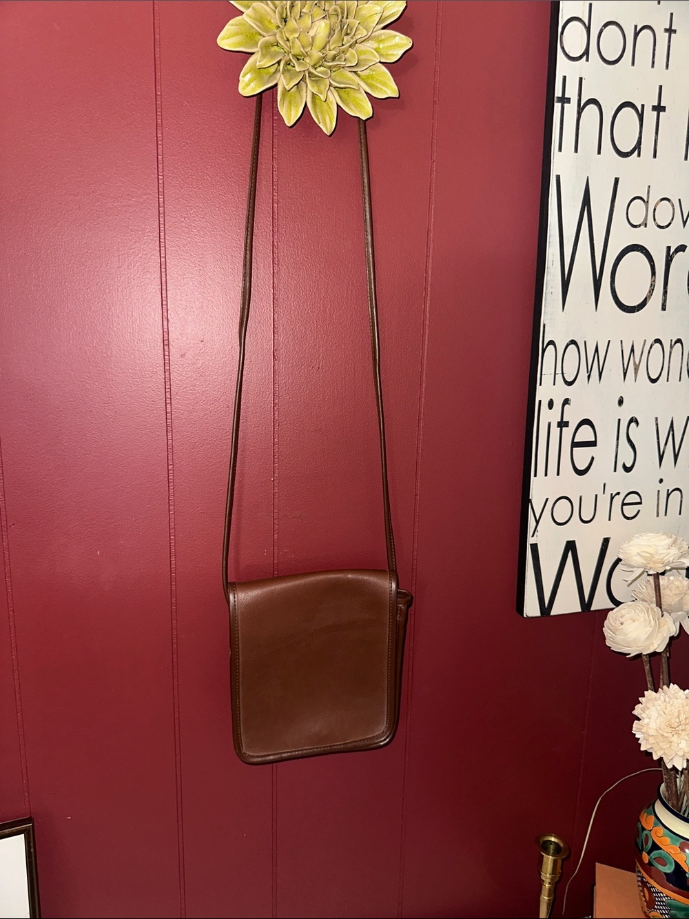 Vintage Valerie Steven’s Leather Crossbody Bag